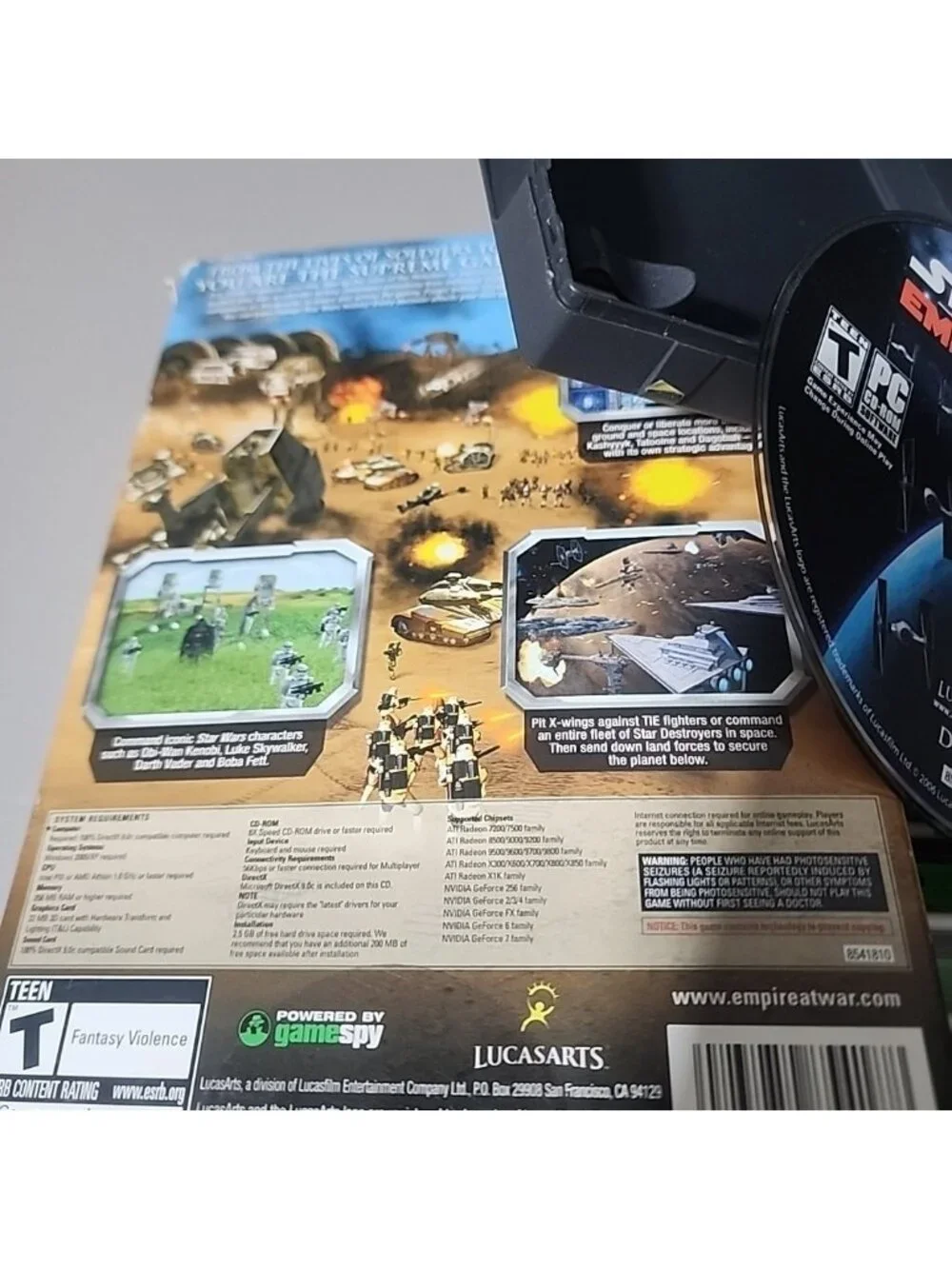 STAR WARS: Empire At War PC CD ROM 2006 COMPLETE